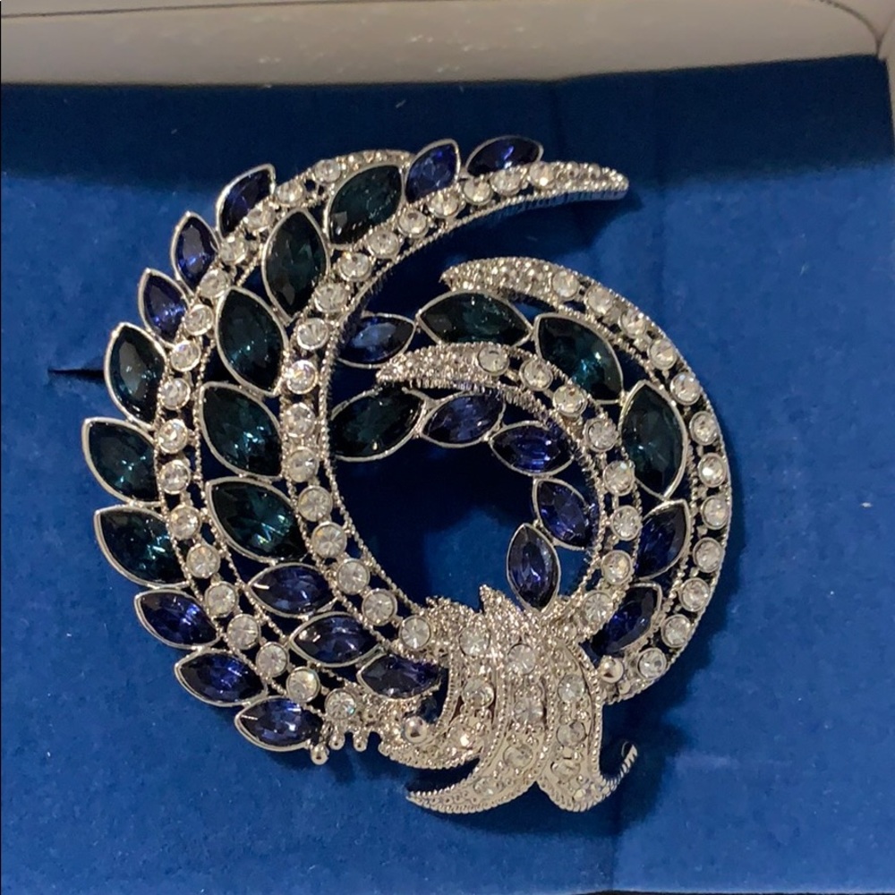 Avon 120th Anniversary Jeweled Pin